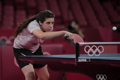 syrian table tennis player 12 content despite defeat syrian table tennis player 12 content despite defeat