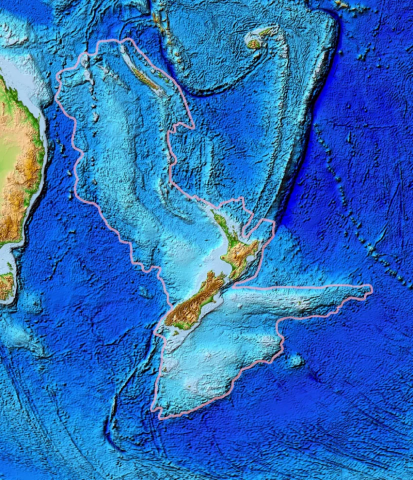 the first topological map of the mysterious continent of zealandia has been unveiled by scientists photo the university of queensland the first topological map of the mysterious continent of zealandia has been unveiled by scientists photo the university of queensland