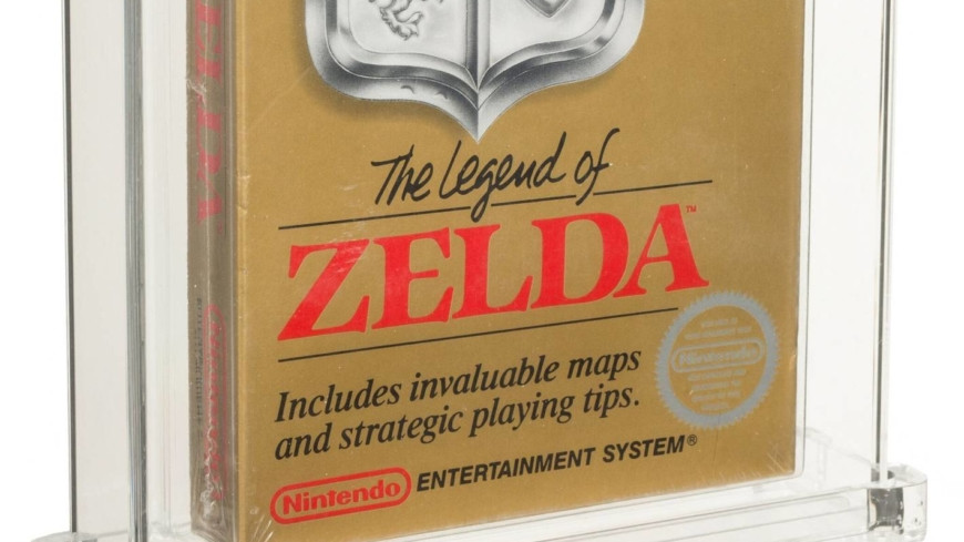 Legend of Zelda sealed NES cartridge sells at auction for $870,000