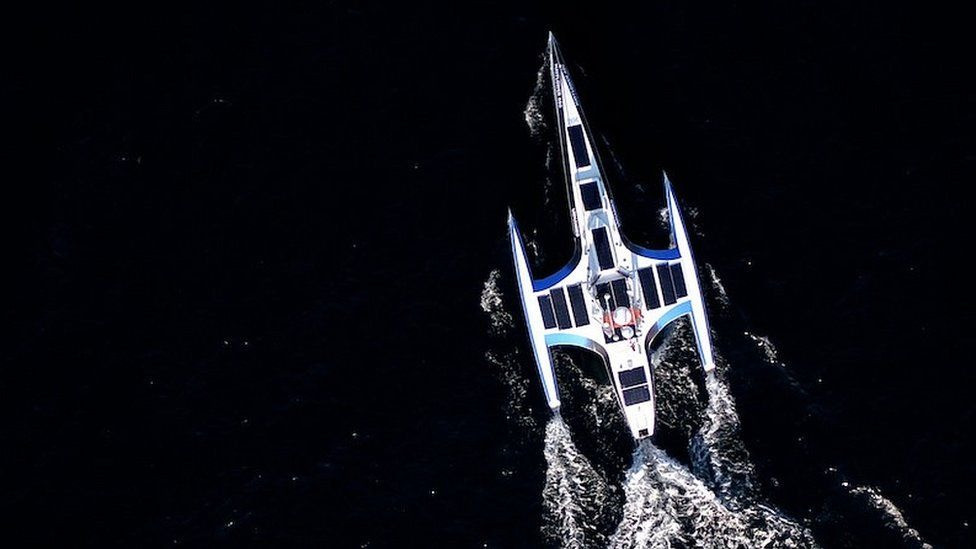 Photo of AI self-driving boat crosses Atlantic Ocean