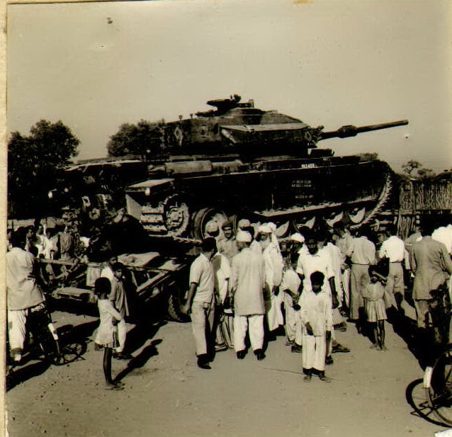 A captured Indian army tank. PHOTO: ISPR