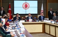 a view of the turkish parliament s foreign affairs committee meeting held on october 27 2026 to approve the bill to ratify the makkah joint defence agreement between t rkiye saudi arabia and pakistan photo aa