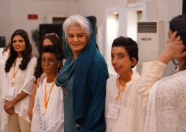 acid burn survivors walk the runway in karachi acid burn survivors walk the runway in karachi
