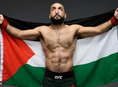 video of ufc s belal muhammad and islam makhachev sparks banter with kamaru usman