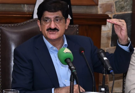 sindh chief minister syed murad ali shah speaks during a press conference on wednesday photo nni sindh chief minister syed murad ali shah speaks during a press conference on wednesday photo nni