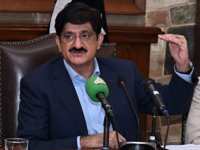 sindh chief minister syed murad ali shah speaks during a press conference on wednesday photo nni sindh chief minister syed murad ali shah speaks during a press conference on wednesday photo nni