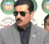khyber pakhtunkhwa governor faisal karim kundi speaks to the media on friday dec 19 2025