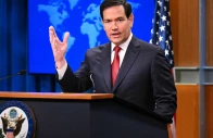 us secretary of state marco rubio speaks during an end of year press conferencein the state department press briefing room in washington dc on december 19 2025 photo afp