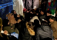 sisters of pakistan tehreek e insaf pti founder imran khan stage a protest sit in near the factory checkpoint on adiala road in islamabad on tuesday december 23 2025 after being denied a meeting with the former prime minister at adiala jail