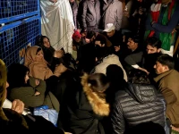 sisters of pakistan tehreek e insaf pti founder imran khan stage a protest sit in near the factory checkpoint on adiala road in islamabad on tuesday december 23 2025 after being denied a meeting with the former prime minister at adiala jail