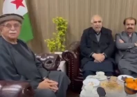 tehreek e tahaffuz e ain pakistan leaders are seen at a meeting chaired by coalition head mahmood khan achakzai on wednesday december 24 2025 screengrab