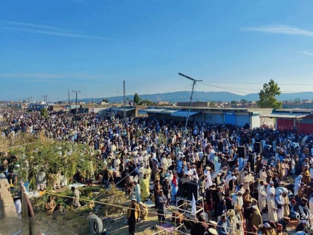 people participating in a peace march offer friday prayers in mir ali north waziristan photo x people participating in a peace march offer friday prayers in mir ali north waziristan photo x
