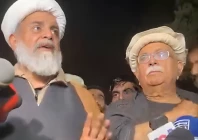 ttap deputy chief allama raja nasir abbas addresses the media alongside alliance head mehmood khan achakzai after arriving in lahore on thursday january 8 2026 screengrab
