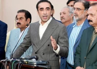 pakistan peoples party chairman bilawal bhutto zardari addresses a press conference after a meeting of the ppp azad jammu and kashmir parliamentary party on friday photo nni pakistan peoples party chairman bilawal bhutto zardari addresses a press conference after a meeting of the ppp azad jammu and kashmir parliamentary party on friday photo nni