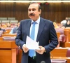 minister for parliamentary affairs dr tariq fazal chaudhry addressing the national assembly during wednesday s session photo x