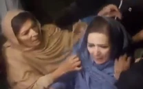 rawalpindi police take imran khan s sisters into custody after 10 hour sit in outside adiala jail