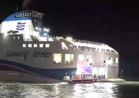 this handout photo taken on november 19 2025 and released by the mokpo coast guard via yonhap shows the coast guard conducting rescue operations for passengers of the grounded ferry near jangsan island in sinan county photo afp this handout photo taken on november 19 2025 and released by the mokpo coast guard via yonhap shows the coast guard conducting rescue operations for passengers of the grounded ferry near jangsan island in sinan county photo afp