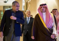 interior minister mohsin naqvi speaks with his saudi counterpart prince abdulaziz bin saud bin naif during his visit to riyadh photo x
