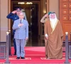 prime minister shehbaz sharif receives a guard of honour at al qudaibiya palace in manama on november 26 2025 photo saba