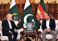 chief of army staff field marshal syed asim munir met with ali ardeshir larijani secretary of iran s supreme national security council at the general headquarters on wednesday november 26 2025 photo app