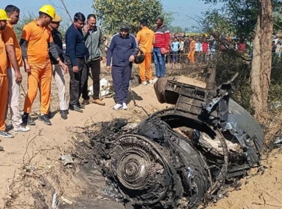 two indian air force jets crash one pilot killed