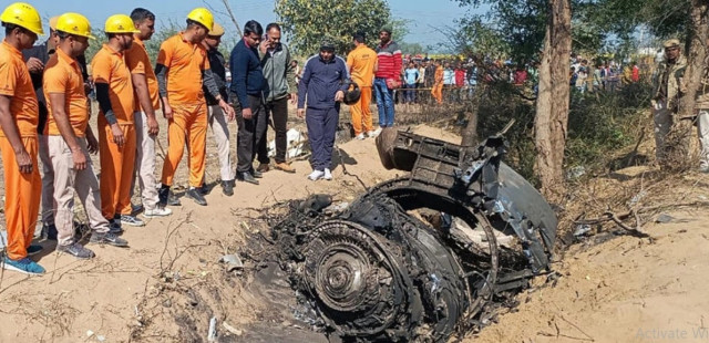 two indian air force jets crash one pilot killed two indian air force jets crash one pilot killed