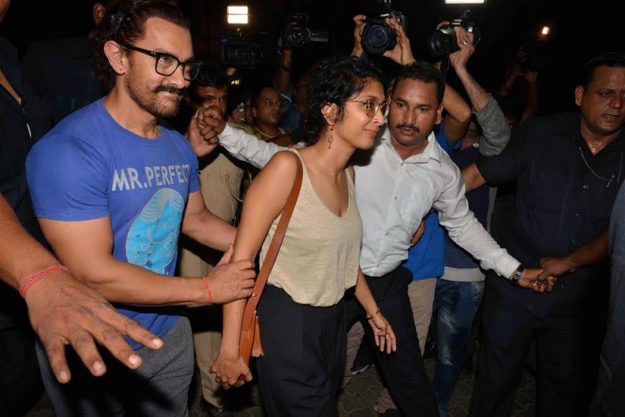 Aamir Khan and Kiran Rao PHOTO:FIRSTPOST 