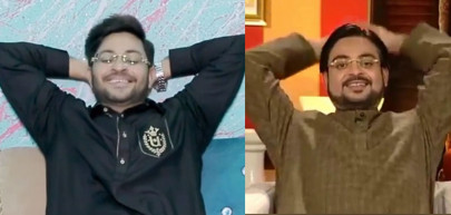 watch there s an aamir liaquat hussain lookalike and the resemblance is uncanny