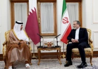 iranian state television said al thani who is also qatar s prime minister had met with iranian foreign minister abbas araghchi without providing details photo isna x post