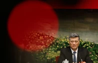 xinjiang party secretary ma xingrui attends the xinjiang delegation meeting during the national people s congress at the great hall of the people in beijing china march 7 2025 reuters