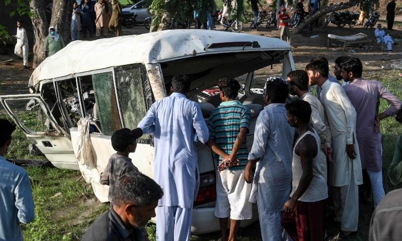 an afp image of the sheikhupura accident