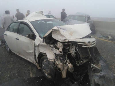 five of a family killed minor injured in accident on m4 motorway