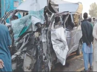 the dumper ploughed through multiple vehicles photo express