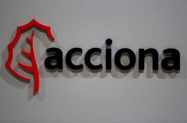 the logo of spanish energy construction and services conglomerate acciona is seen during company s annual shareholders meeting in alcobendas outside madrid may 10 2016 photo reuters the logo of spanish energy construction and services conglomerate acciona is seen during company s annual shareholders meeting in alcobendas outside madrid may 10 2016 photo reuters