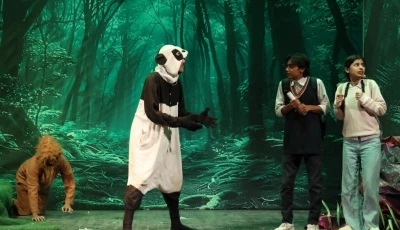 children s play treasure hunt steals the show at the world culture festival