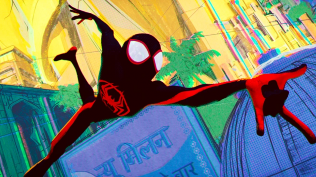 beyond the spider verse teaser speculation grows as 20 feet tall miles morales logo appears in nyc beyond the spider verse teaser speculation grows as 20 feet tall miles morales logo appears in nyc
