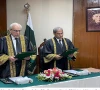 hon ble justice munib akhtar the senior puisne judge of the supreme court of pakistan taking oath as acting chief justice at the supreme court branch karachi registry on june 22 2026 photo supreme court of pakistan