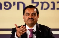 indian billionaire gautam adani speaks during an inauguration ceremony after the adani group completed the purchase of haifa port earlier in january 2023 in haifa port israel january 31 2023 photo reuters file