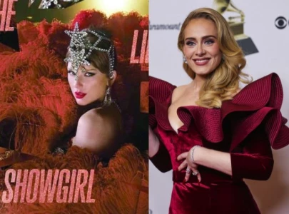 taylor swift breaks adele record as showgirl hits 3 5m units in u s