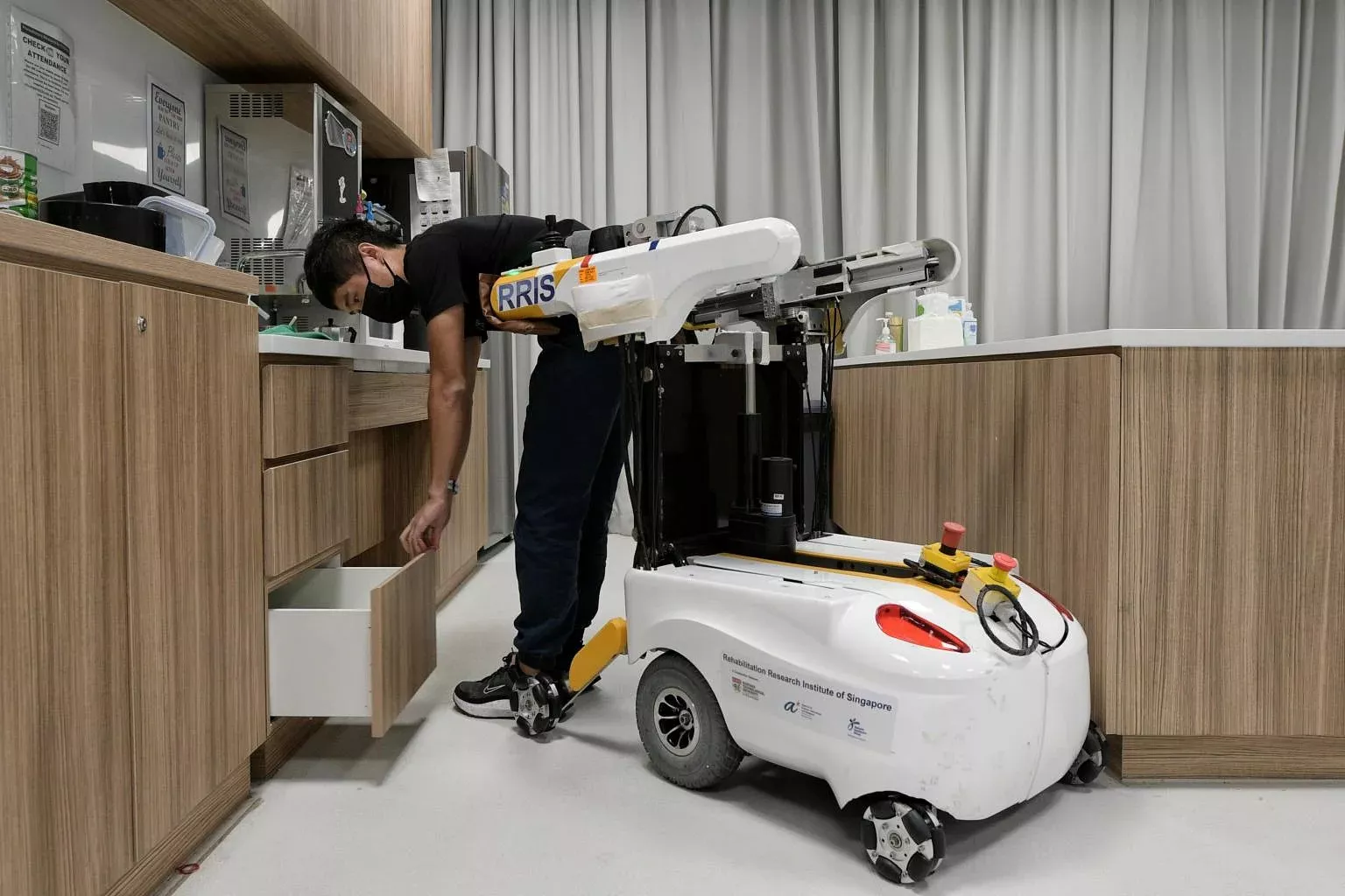singapore researchers design robot to catch elderly people singapore researchers design robot to catch elderly people