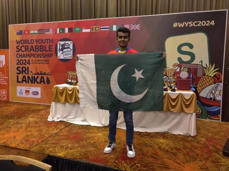 pakistan s 16 year old affan salman secured the world youth scrabble title at the championship held in sri lanka photo wespa pakistan s 16 year old affan salman secured the world youth scrabble title at the championship held in sri lanka photo wespa