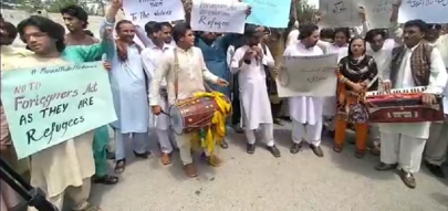 afghan artists protest arrests deportations in peshawar afghan artists protest arrests deportations in peshawar