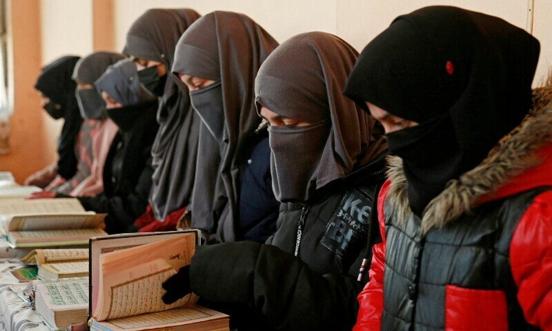 Photo of Banned from school, Afghan girls turn to madrassas