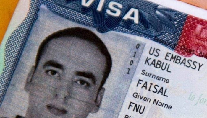 a view of special visa issued for afghan man photo khaama news