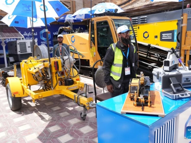 an exhibitor showcases products during a telecommunications and technology exposition in kabul afghanistan july 26 2026 photo xinhia an exhibitor showcases products during a telecommunications and technology exposition in kabul afghanistan july 26 2026 photo xinhia