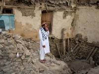an afghan man reacts as he stands amidst the rubble of a collapsed house after a deadly magnitude 6 earthquake that struck afghanistan around midnight in dara noor in jalalabad afghanistan september 1 2025 photo reuters