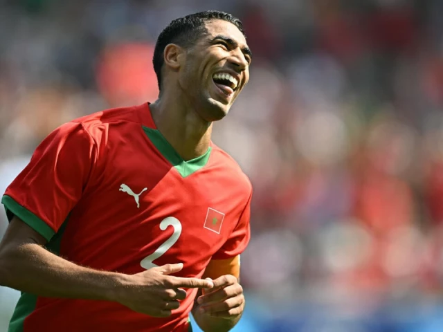 defender achraf hakimi captains morocco the top ranked team in africa photo afp defender achraf hakimi captains morocco the top ranked team in africa photo afp