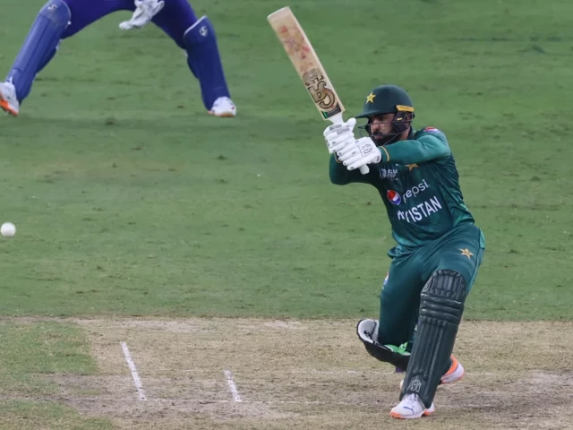 he played key knocks against new zealand and afghanistan in pakistan s 2021 t20 world cup run photo afp he played key knocks against new zealand and afghanistan in pakistan s 2021 t20 world cup run photo afp
