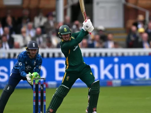 south africa s matthew breetzke hits out during his 85 in the second odi against england at lord s photo afp south africa s matthew breetzke hits out during his 85 in the second odi against england at lord s photo afp