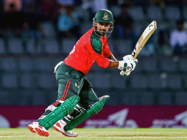 litton das experienced discomfort on the left side of his waist while attempting a square cut in the nets at the icc academy on september 22 photo afp